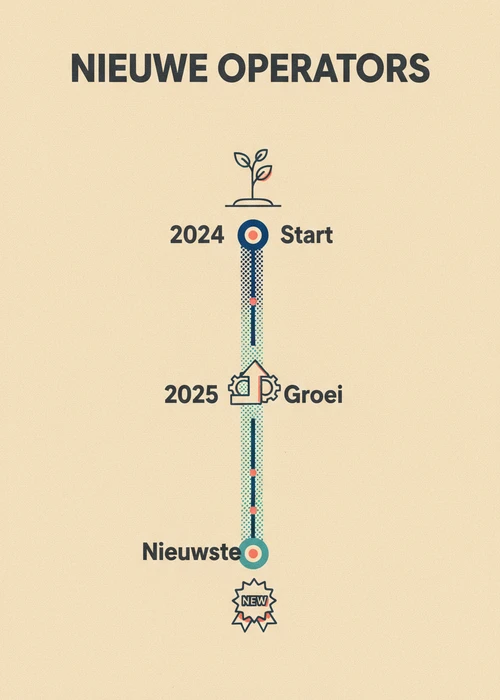 Tijdlijn van nieuwe buitenlandse operators: 2024 start, 2025 groei en de nieuwste online casino buitenlandse.